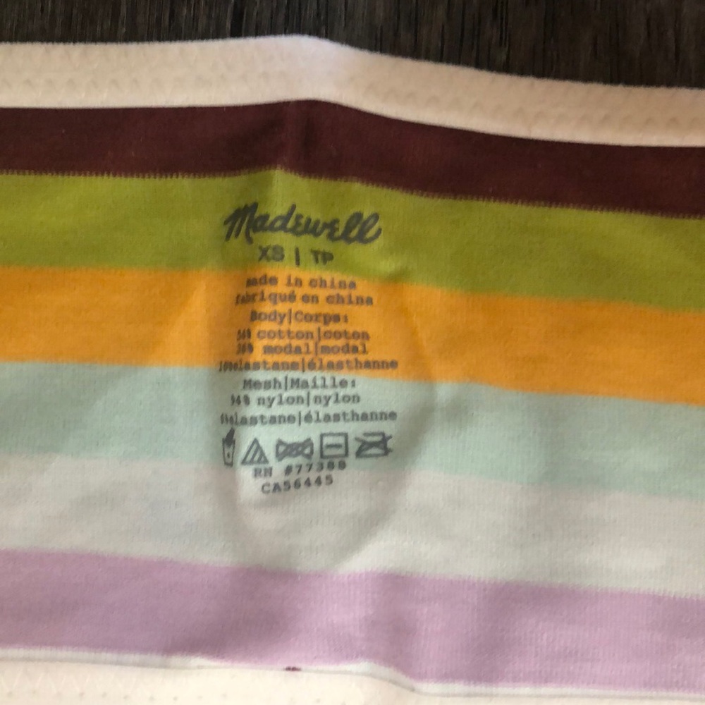 Madewell Cotton  Longline Woman’s Bralette - Picture 6 of 8